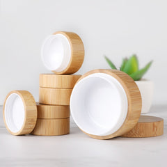 Eco-Friendly Bamboo Cream Jar