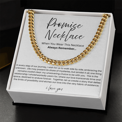 Cuban Link Chain Necklace - For Boyfriend