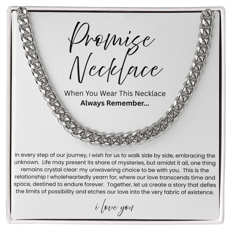 Cuban Link Chain Necklace - For Boyfriend