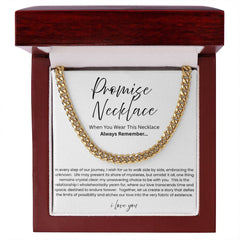 Cuban Link Chain Necklace - For Boyfriend