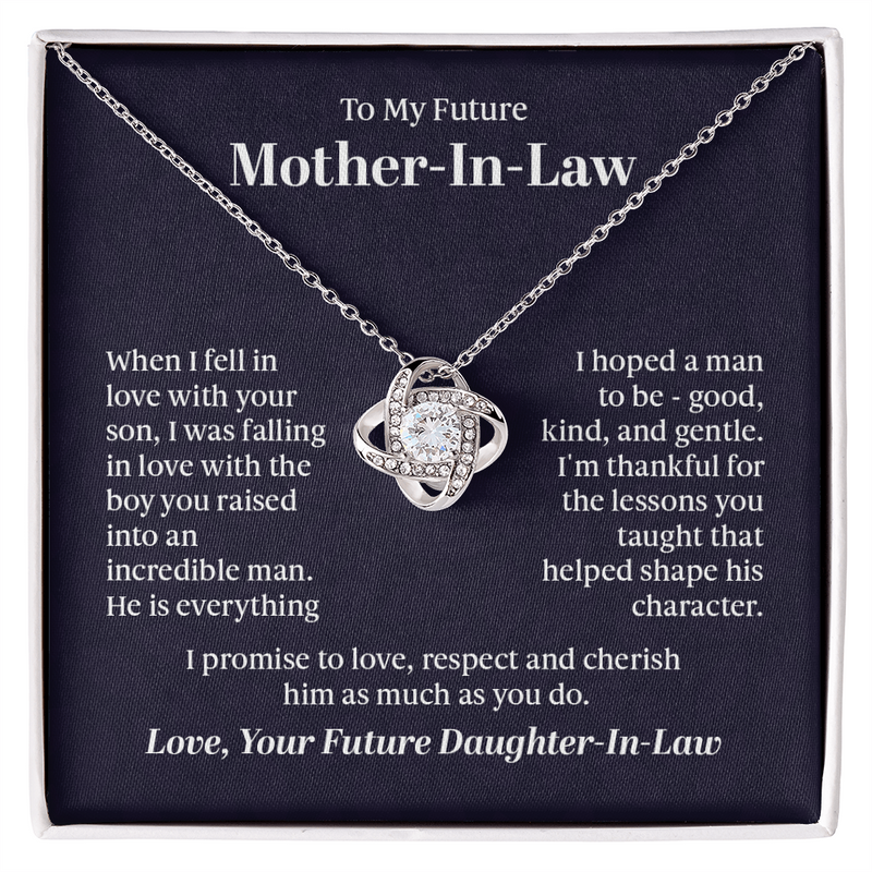Love Knot Necklace - For Future Mother-in-Law