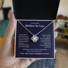 Love Knot Necklace - For Future Mother-in-Law