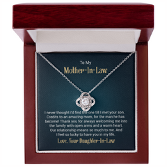 Love Knot Necklace - For Mother-in-Law